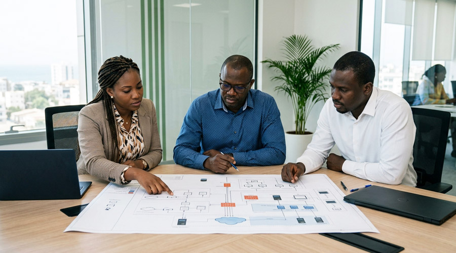 Plan d'architecture technique